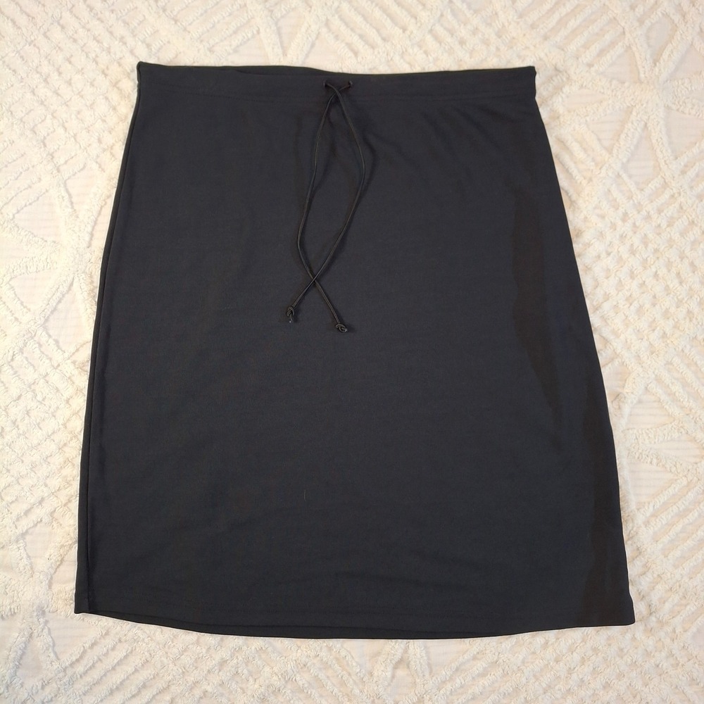 Old Navy Black Drawstring Pencil Skirt